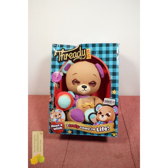 Thready Bear Interactive Plush (Incomplete) - Picture 1 of 6